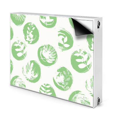 Magnes na grzejnik Rośliny w kropkach