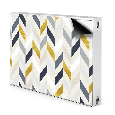 Magnetyczna osłona grzejnika Linie w jodełkę