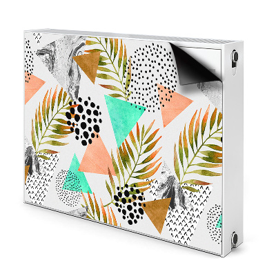 Maskownica grzejnika na wymiar Kropki i liście