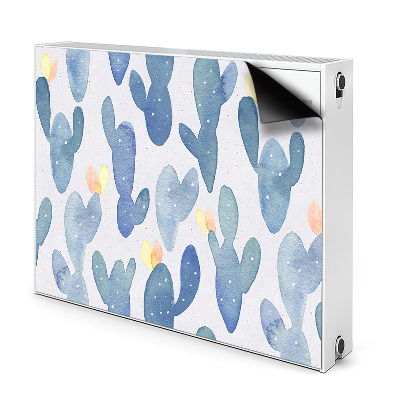 Magnetyczna osłona grzejnika Malowane kaktusy