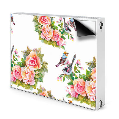 Magnes na grzejnik Ptaki na gałęzi