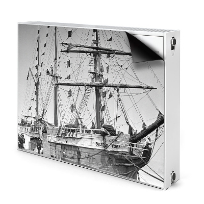 Magnes na grzejnik Statek vintage