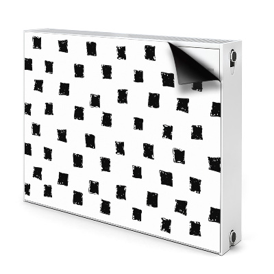 Maskownica grzejnika na wymiar Kwadraty malowane