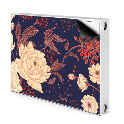 Magnes na grzejnik Róża z jarzębiną