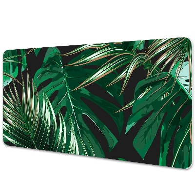 Mata ochronna na biurko Tropikalne czerwone kwiaty