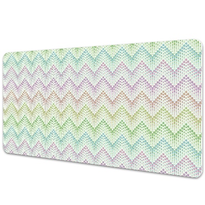 Mata ochronna na biurko Geometryczne kropki w jodełkę