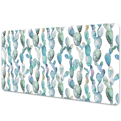 Mata na biurko Namalowane kaktusy