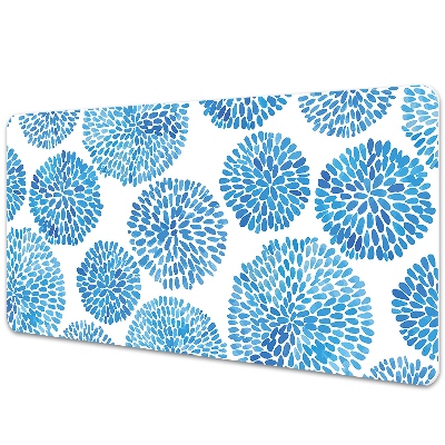 Mata na biurko Niebieski kwiat