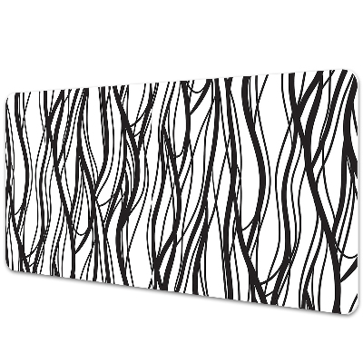 Mata na biurko Faliste geometryczne linie