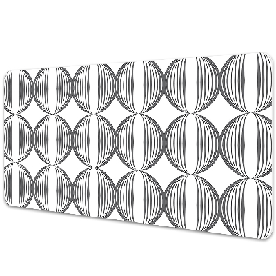 Mata na biurko Okręgi wzór vintage