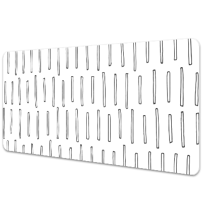 Mata na biurko Pionowe kreski