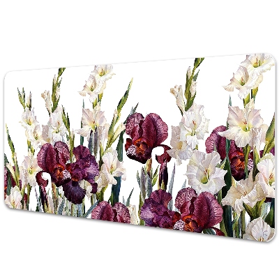 Podkładka na biurko z nadrukiem Fioletowe storczyki