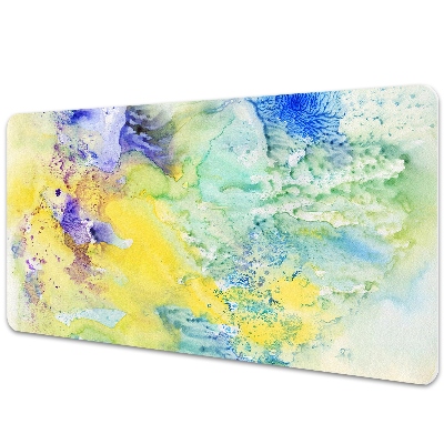 Podkładka na biurko z nadrukiem Abstrakcyjne barwne plamy
