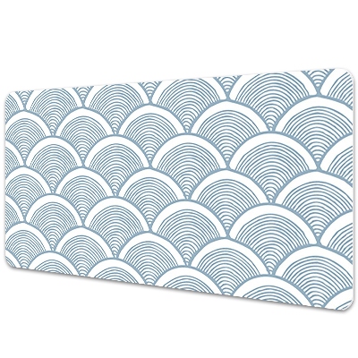 Podkładka na biurko z nadrukiem Wzór w rybie łuski