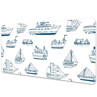 Podkładka na biurko dziecka Niebieskie okręty