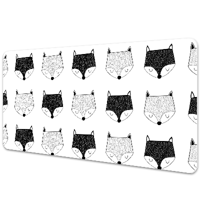 Podkładka na biurko dla dzieci Wzór w małe lisy