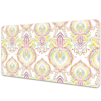 Podkładka na całe biurko Indyjski wzór geometryczny