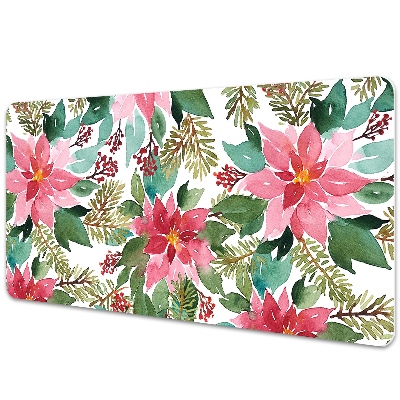 Duża mata na biurko Czerwone gwiazdy