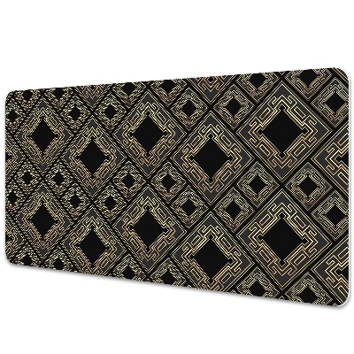 Duża mata na biurko Kafelki z geometrycznym wzorem