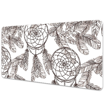 Duża mata na biurko Łapacz snów boho