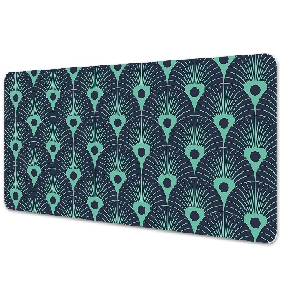 Duża mata na biurko Neonowy wzór