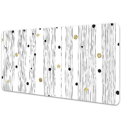 Duża mata na biurko Cienkie linie vintage