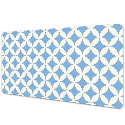 Duża mata na biurko Wzór w marokański kafelek