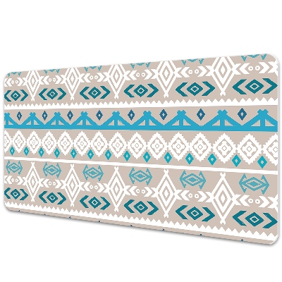 Duża mata na biurko Sztuka etniczna vintage