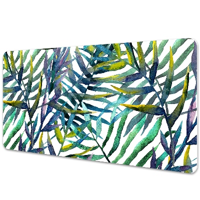 Duża mata na biurko Tropikalne liście