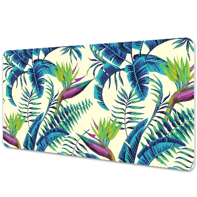 Duża mata na biurko Obraz egzotycznej roślinności