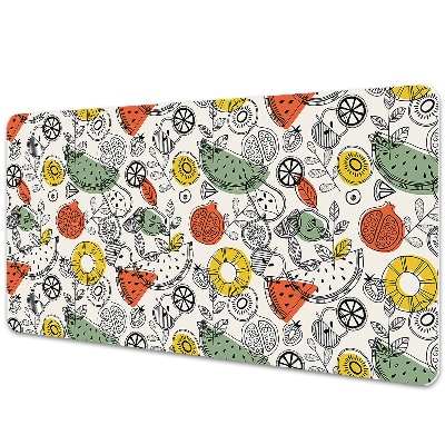 Podkładka na biurko Rysowane owoce