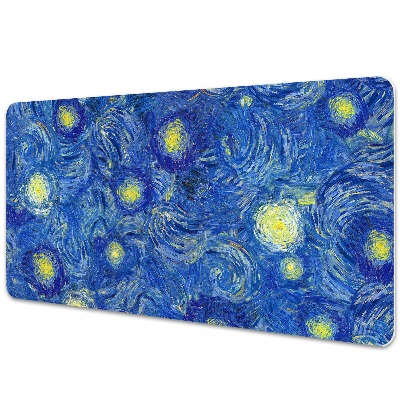 Podkładka na biurko Niebieskie malowanki