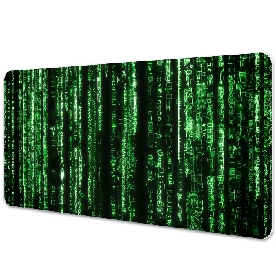 Podkładka na biurko Abstrakcyjne zielone znaki