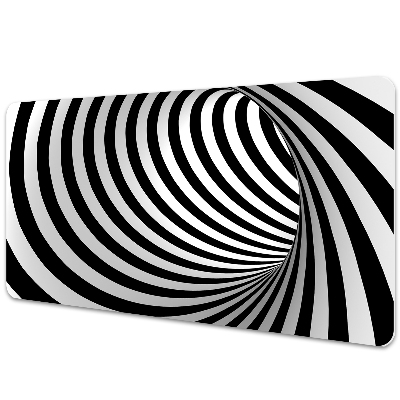 Podkładka na biurko Abstrakcyjny wir czarno-biały