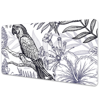 Podkładka na biurko Artystyczna papuga