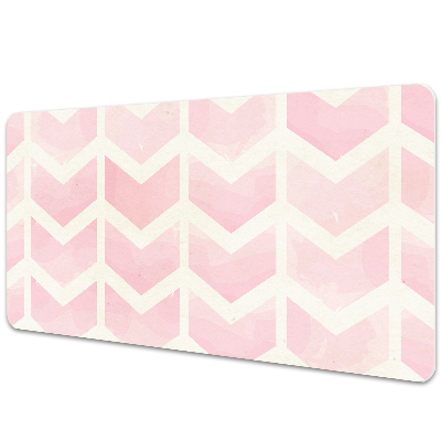Podkładka na biurko Różowe geometryczne wektory