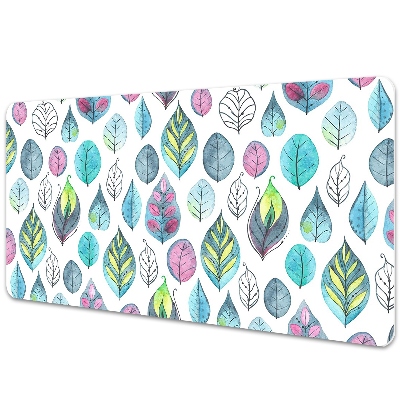 Mata ochronna na biurko Rysowane liście