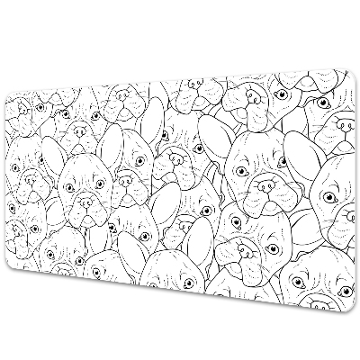 Mata ochronna na biurko Szkicowany buldog