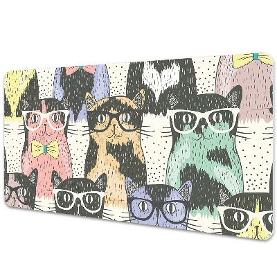 Mata ochronna na biurko Hipsterskie koty