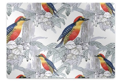 Podkładka pod krzesło Malowany ptasi motyw