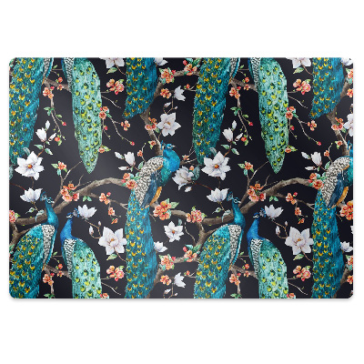 Podkładka pod krzesło Pawie pióra