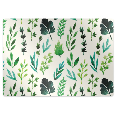 Mata pod fotel biurowy Kwiaty w polu