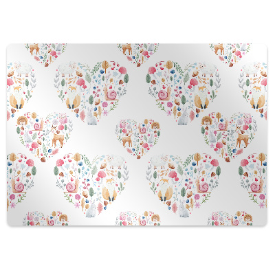 Podkładka pod fotel Leśne zwierzęta