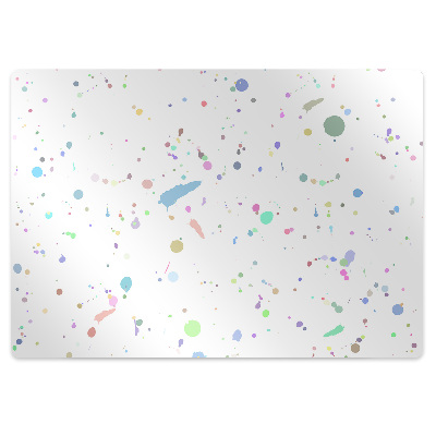 Mata pod krzesło biurowe Rozlana farba