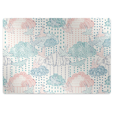 Mata ochronna pod krzesło Niebo dla dzieci