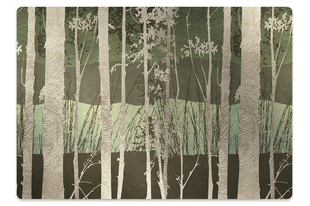 Mata pod krzesło Kadr lasu