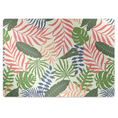 Mata pod krzesło Egzotyczne listki