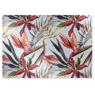 Mata pod biurko Pastelowe kwiatki