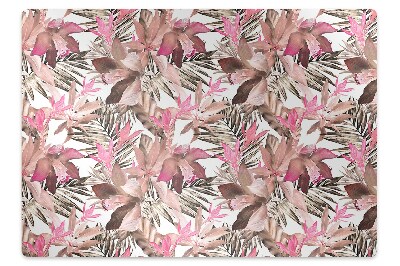 Mata ochronna pod krzesło Egzotyczny kwiat