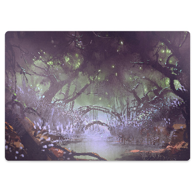 Podkładka pod fotel Las wieczorem